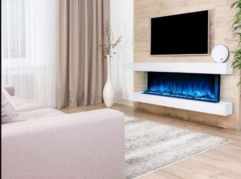 Modern Flames Studio Suite Floating Electric Fireplace - WMC-56LPM-CS - Infrared Fire