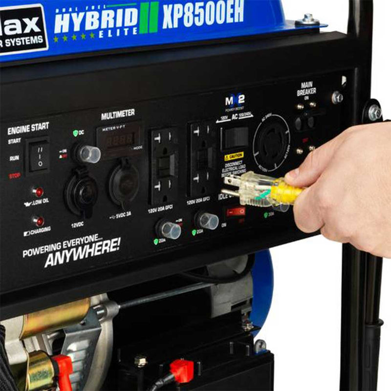 DuroMax XP8500EH 8,500 Watt Portable Dual Fuel Gas Propane Powered Generator - Backyard Provider