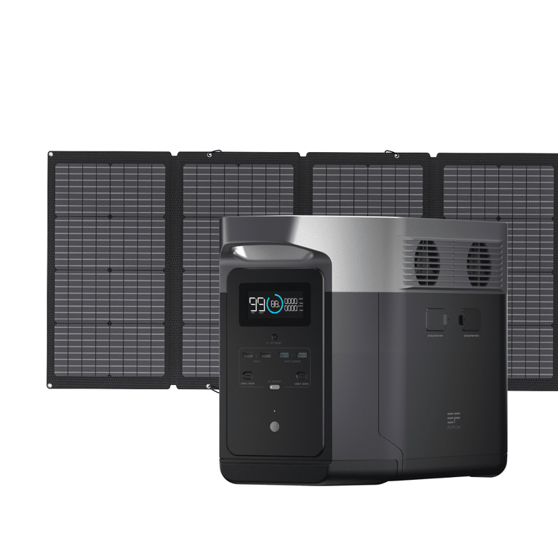 EcoFlow DELTA Max 1600 + 220W Solar Panel - TMR311-MS430-US
