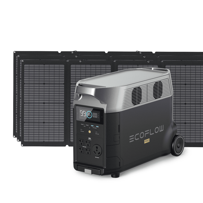 EcoFlow DELTA Pro + 220W Solar Panel - TMR500-MS430-US
