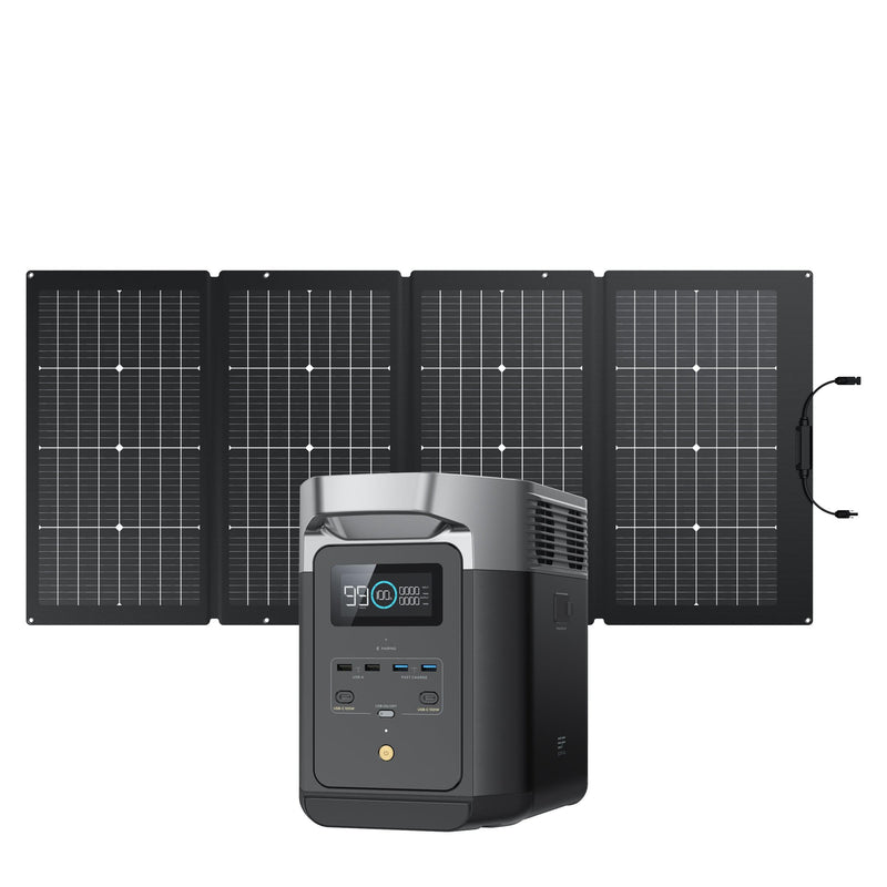 EcoFlow DELTA 2 + 220W Portable Solar Panel - DELTA2-220W