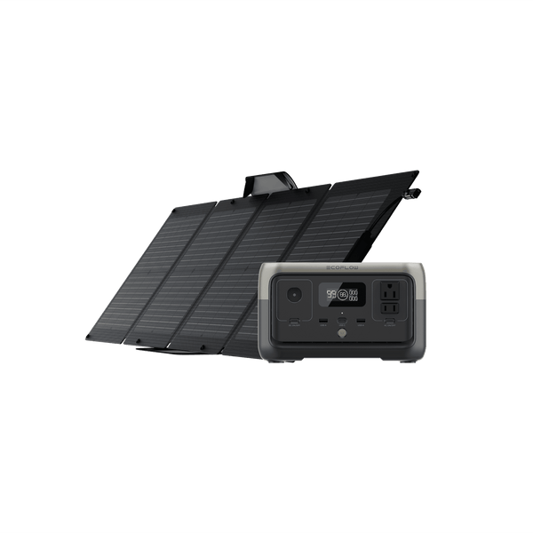 EcoFlow RIVER 2 + 110W Portable Solar Panel - RIVER2-110-1-US
