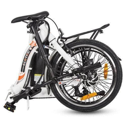 Ecotric Starfish 20" 350W Lightweight Electric City Bike - C-STA20LED-W-Z - ePower Go