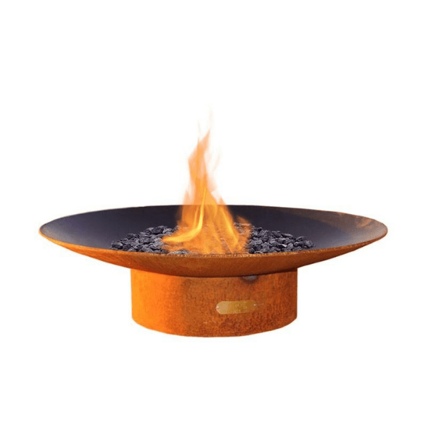 Fire Pit Art Asia Carbon Steel Gas Fire Pit - Asia 36"-FPA-MLS120-NG - Backyard Provider