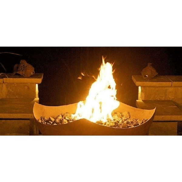 Fire Pit Art Manta Ray Fire Pit - Manta Ray-FPA-MLS120-NG - Backyard Provider