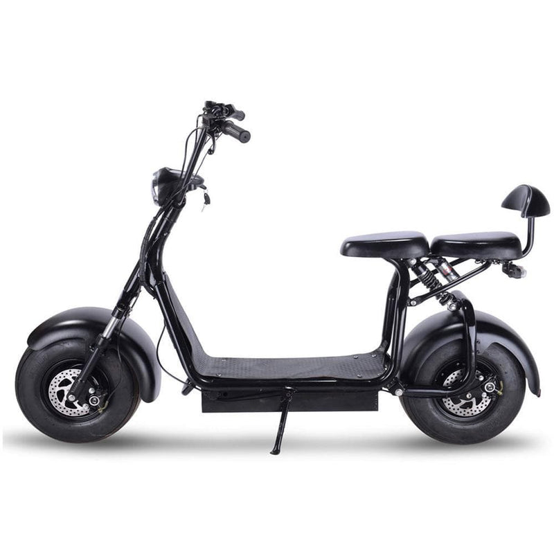 MotoTec Knockout 60V/12Ah 1000W Fat Tire Electric Scooter MT-Knockout-1000 - ePower Go