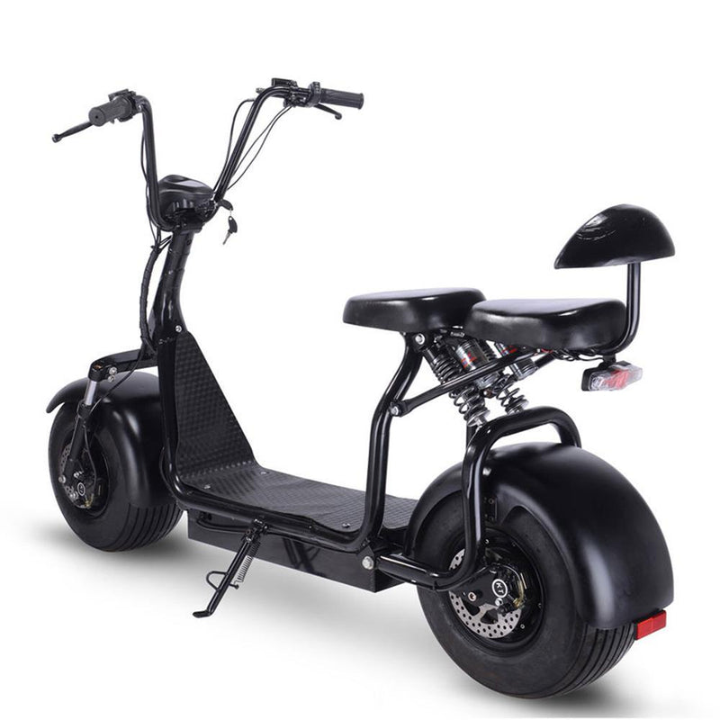 MotoTec Knockout 60V/12Ah 1000W Fat Tire Electric Scooter MT-Knockout-1000 - ePower Go