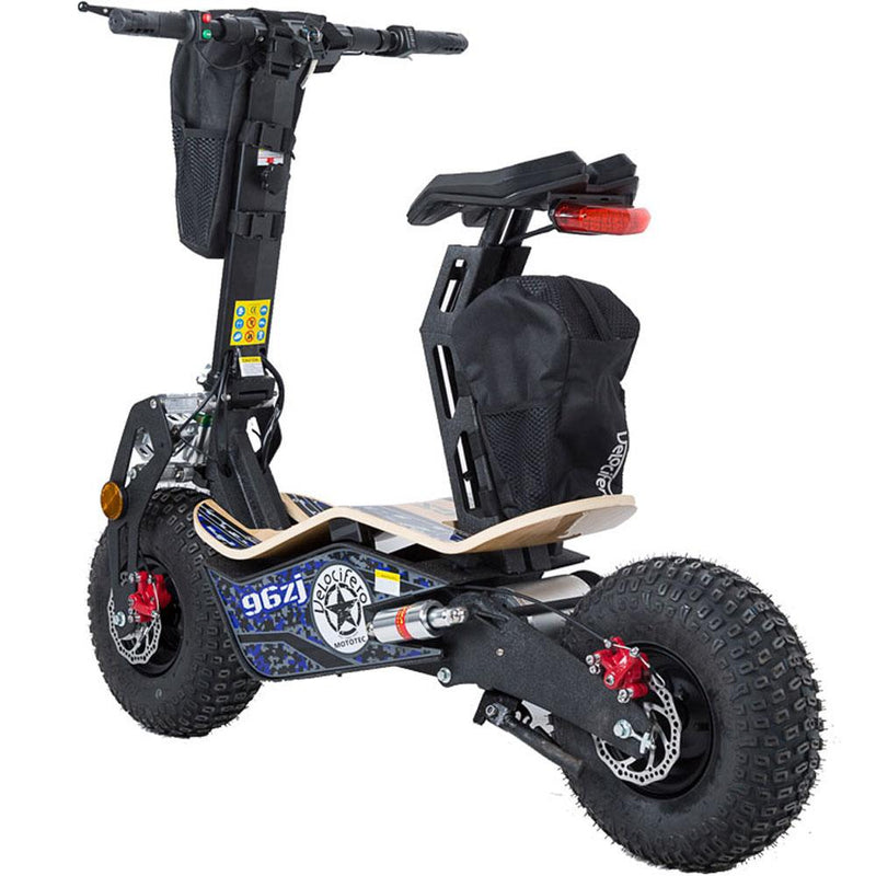 MotoTec Mad 48V/12Ah 1600W Fat Tire Electric Scooter MT-Mad-1600 - ePower Go