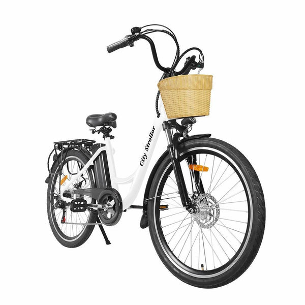 Nakto Stroller 36V/12Ah 350W Cruiser Electric Bike With Plastic Basket