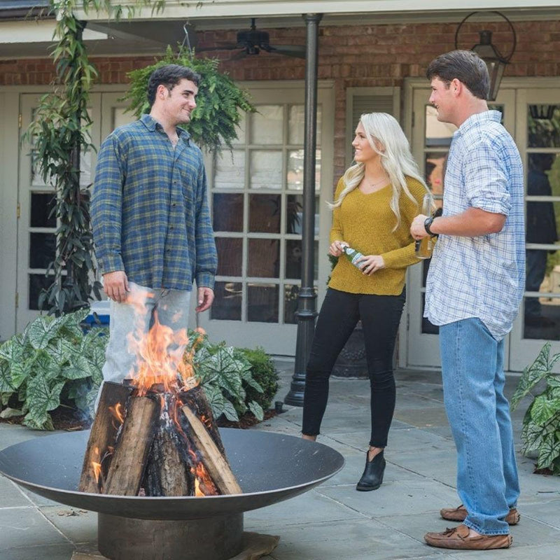 Seasons Fire Pits Concave Round Steel Fire Pit - 36CConcave