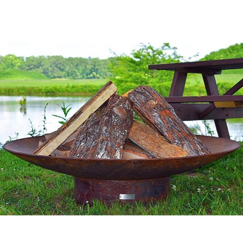 Seasons Fire Pits Concave Round Steel Fire Pit - 36CConcave