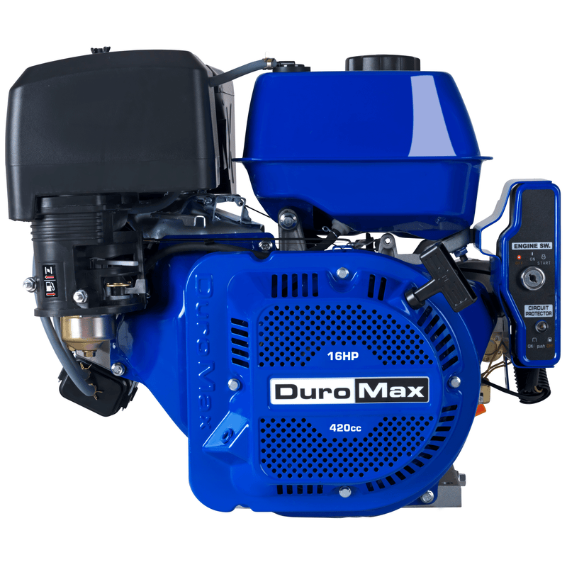 DuroMax 420cc 1-Inch Shaft Recoil/Electric Start Gasoline Engine - XP16HPE - Backyard Provider