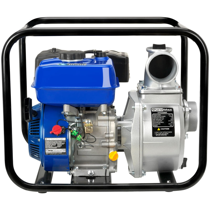 DuroMax 208cc 220-Gpm 3,600-Rpm 3-Inch Gasoline Engine Portable Water Pump - XP650WP - Backyard Provider