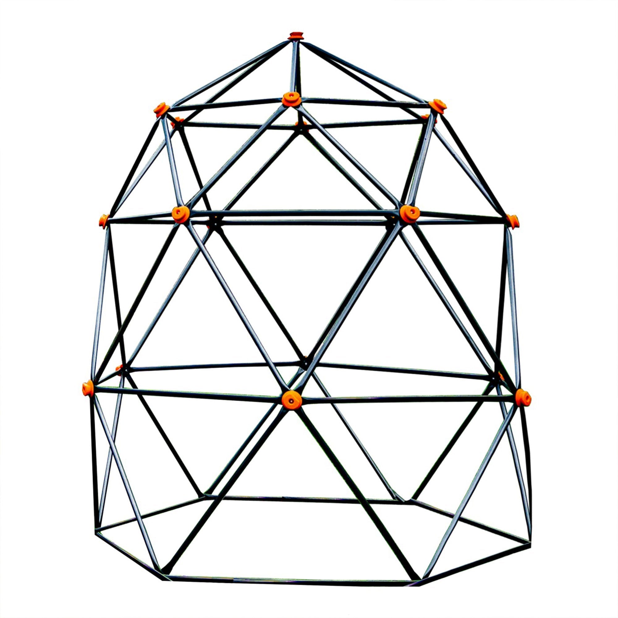 Gobaplay Large Powder Coated Steel Geometric Climbing Dome with 3 Sleek Anchors - 326416