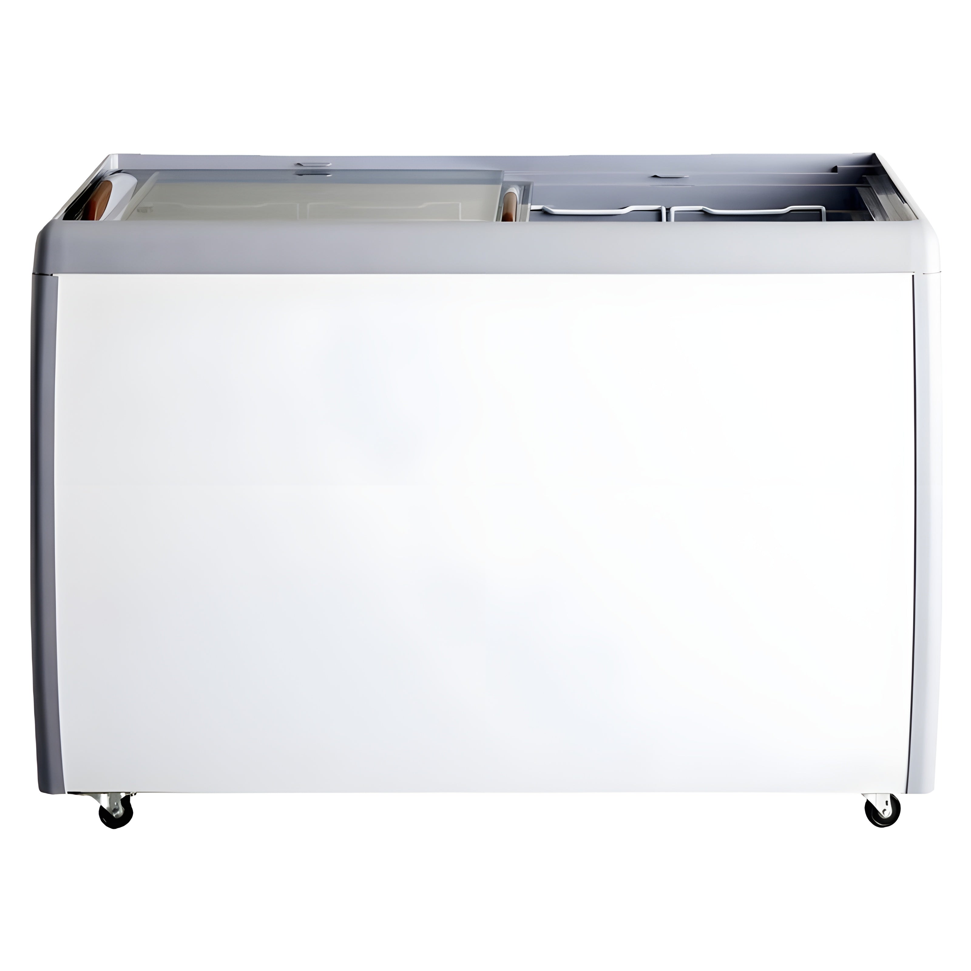 Chef AAA Commercial 50" Glass Door Frozen Food or Ice Cream Chest Freezer Display 13.1cu.ft. - FR-CN-0360-R