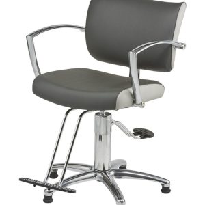 Pibbs Rosa Hydraulic Styling Chair w/1675 Base & T-Footrest Pibbs - 5801