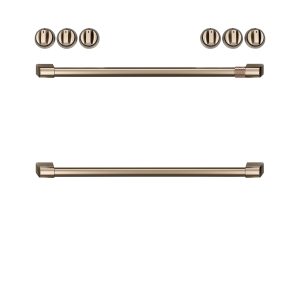 Café Front Control Induction Knobs and Handles - Brushed Bronze - CXFCHHKPMBZ-KT