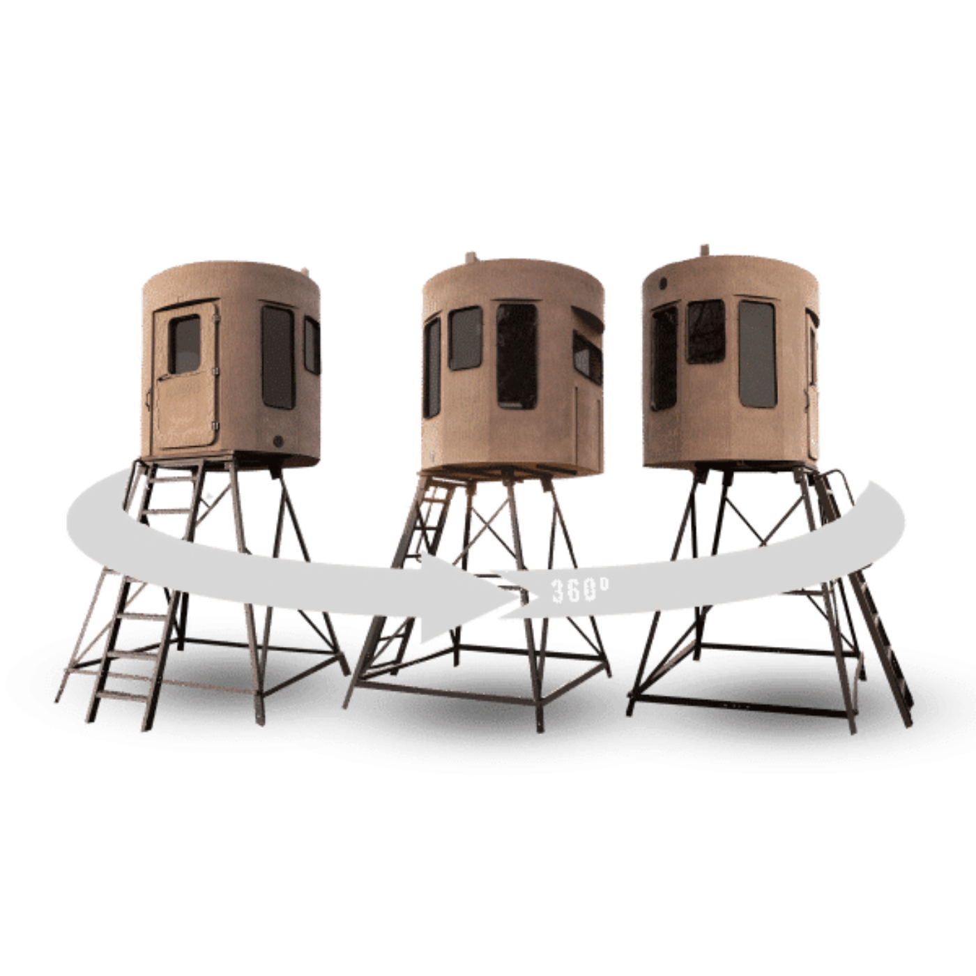Banks Outdoors The Stump 4 Limited Edition 360° - Whitetail Properties Pro Hunter Phantom - ST4WP360PH