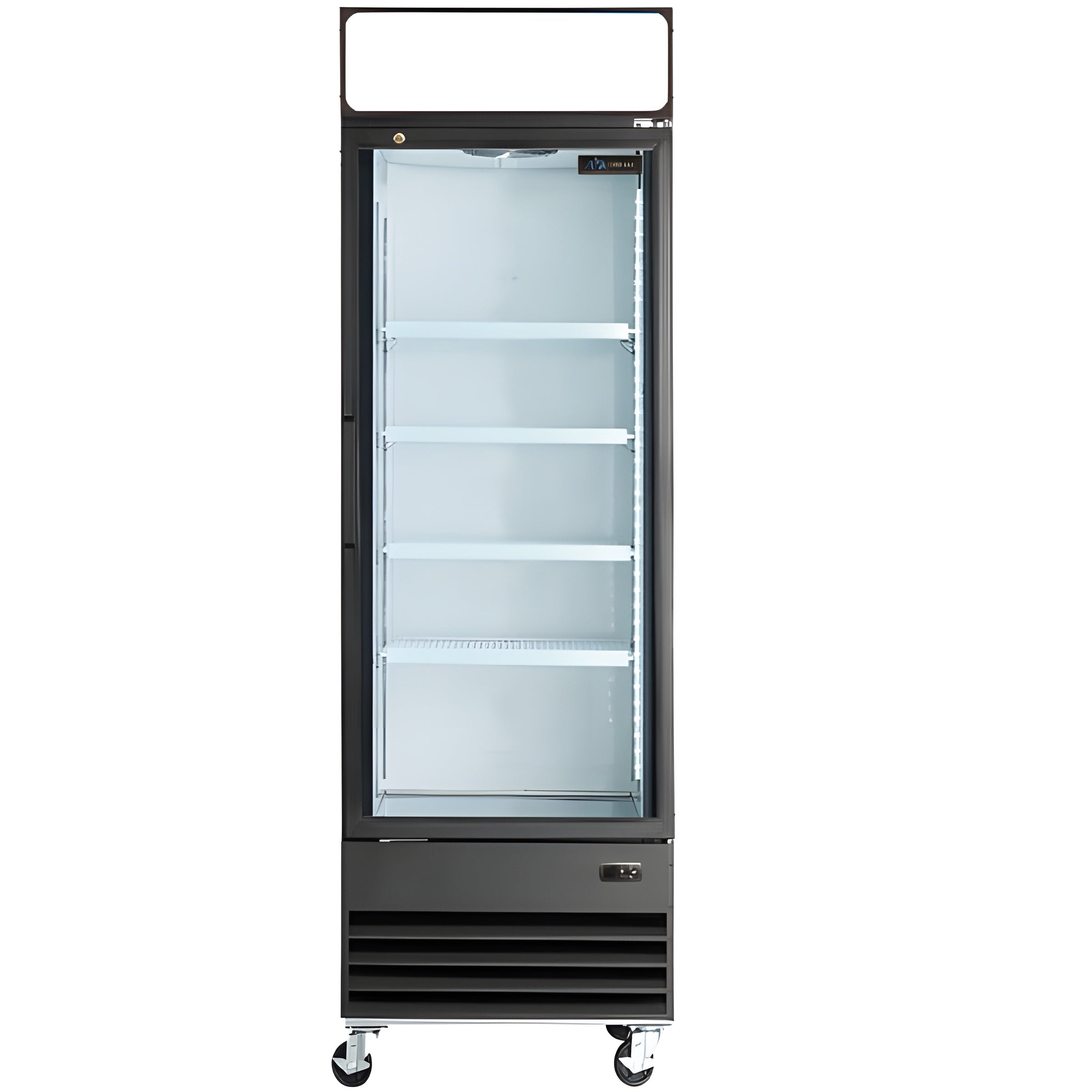 Chef AAA -  Commercial 24" 1 Glass Door Refrigerator 15.2 cu.ft - LGS-360W