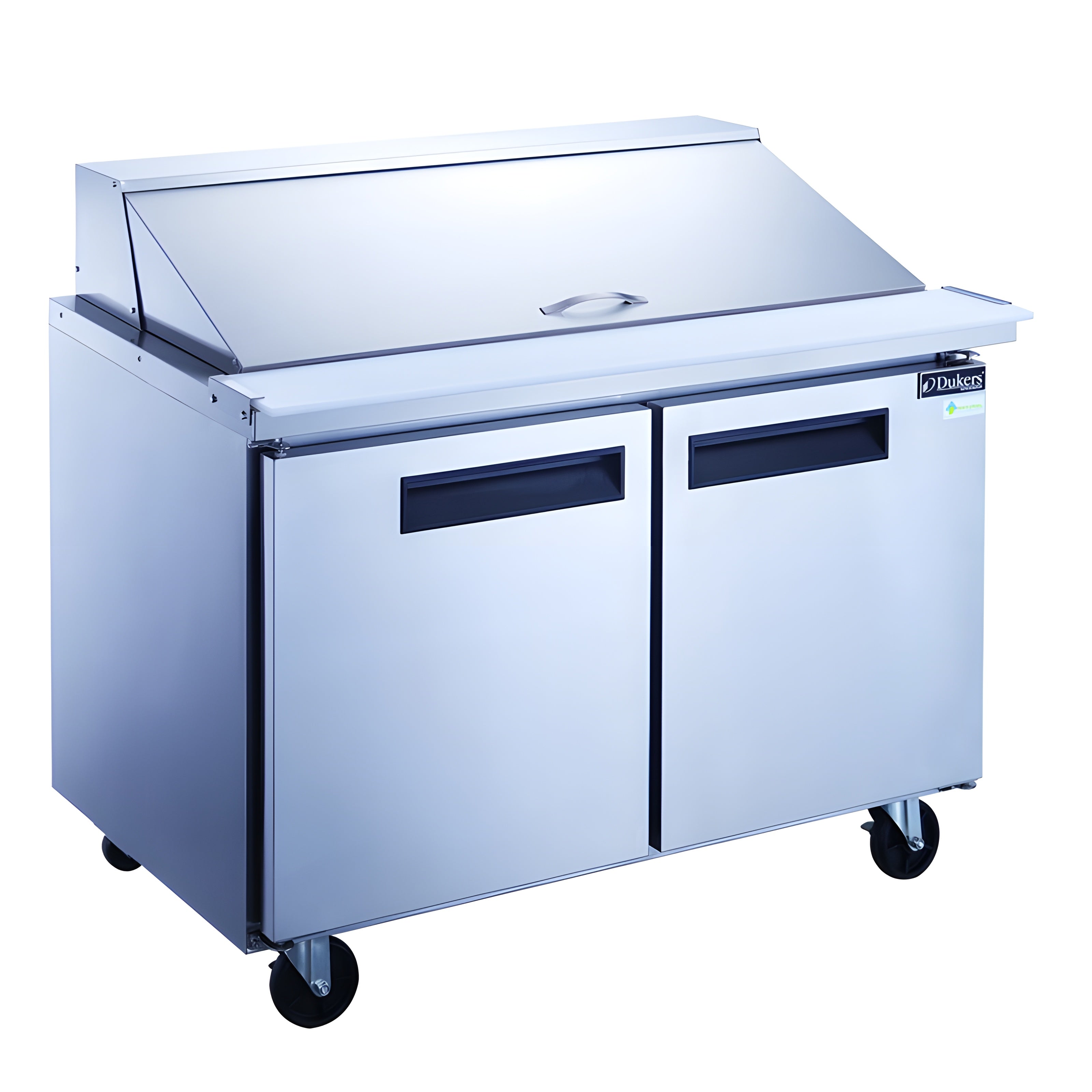 Chef AAA Commercial 48" 18 Pan Salad, Sandwich Food Prep Table Refrigerator Mega Top 11.47 cu. ft. - TSP48-18M