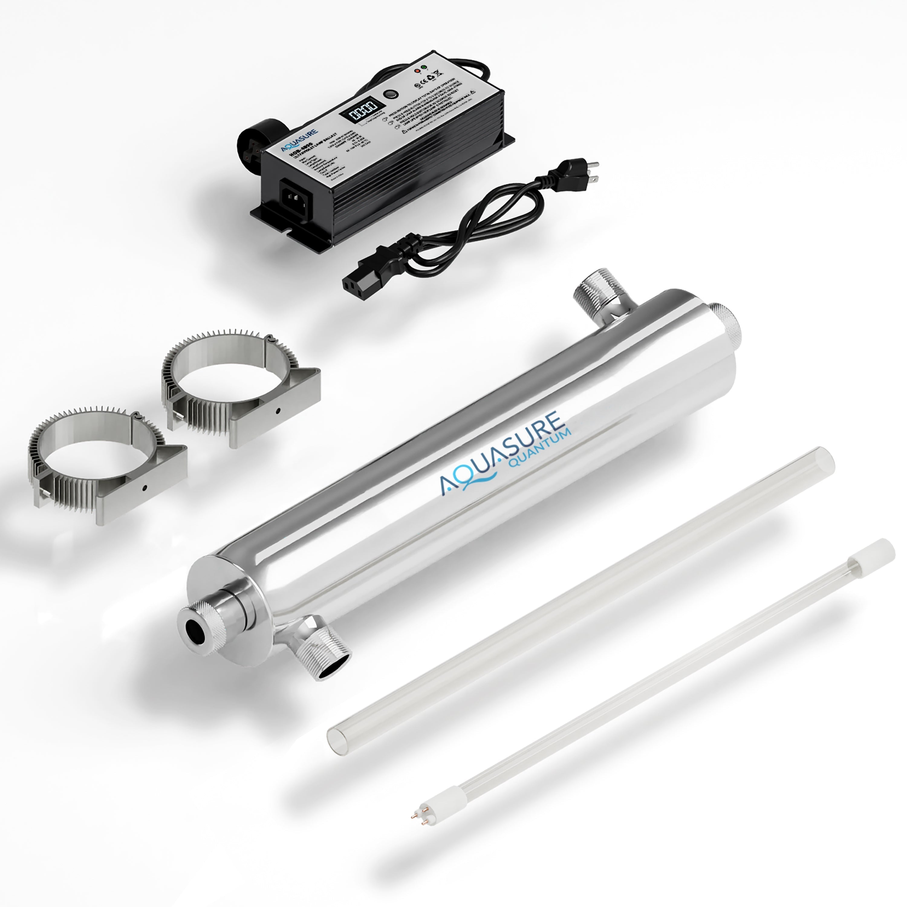 Aquasure Quantum Series | 18 GPM Ultraviolet UV Light Whole House Filtration System, 48W - AS-UV18HO