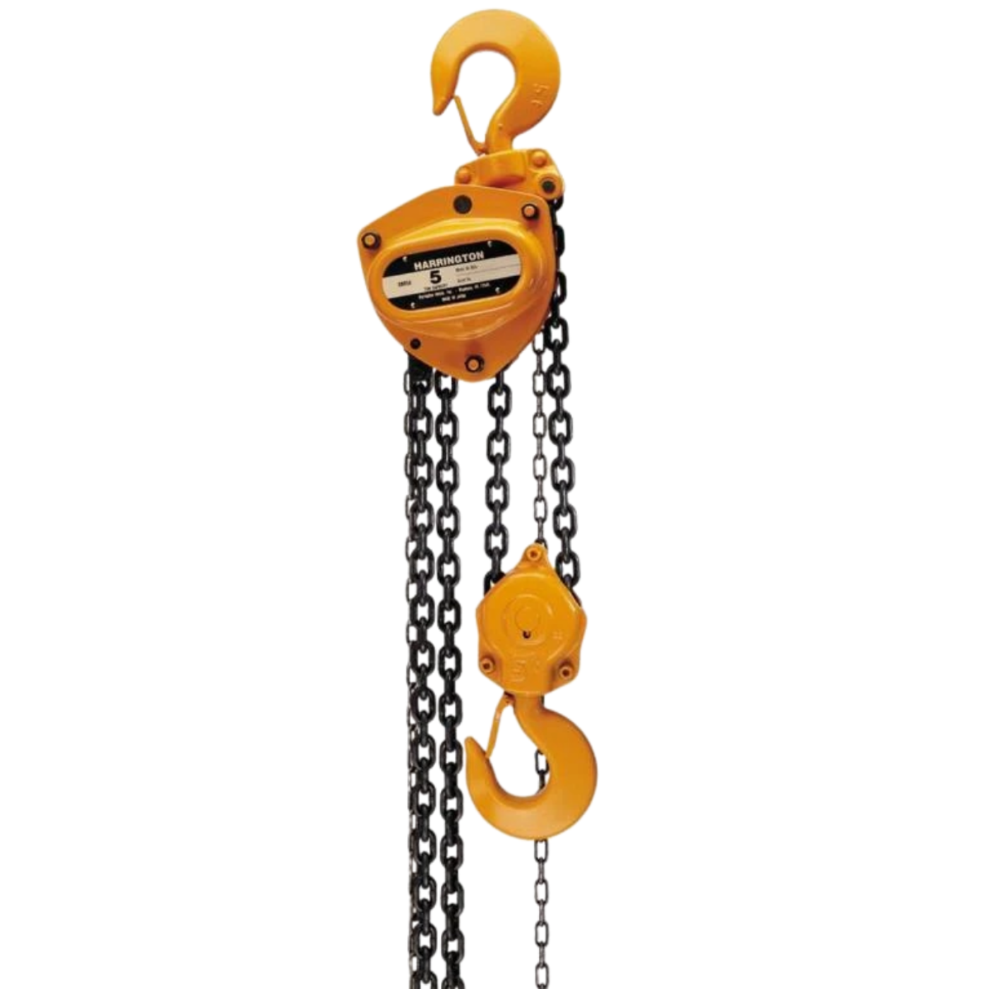 Harrington CF015-10 Hand Chain Hoist with 3000lb Capacity & 10FT Chain Fall - Reconditioned - Harrington CF015-10