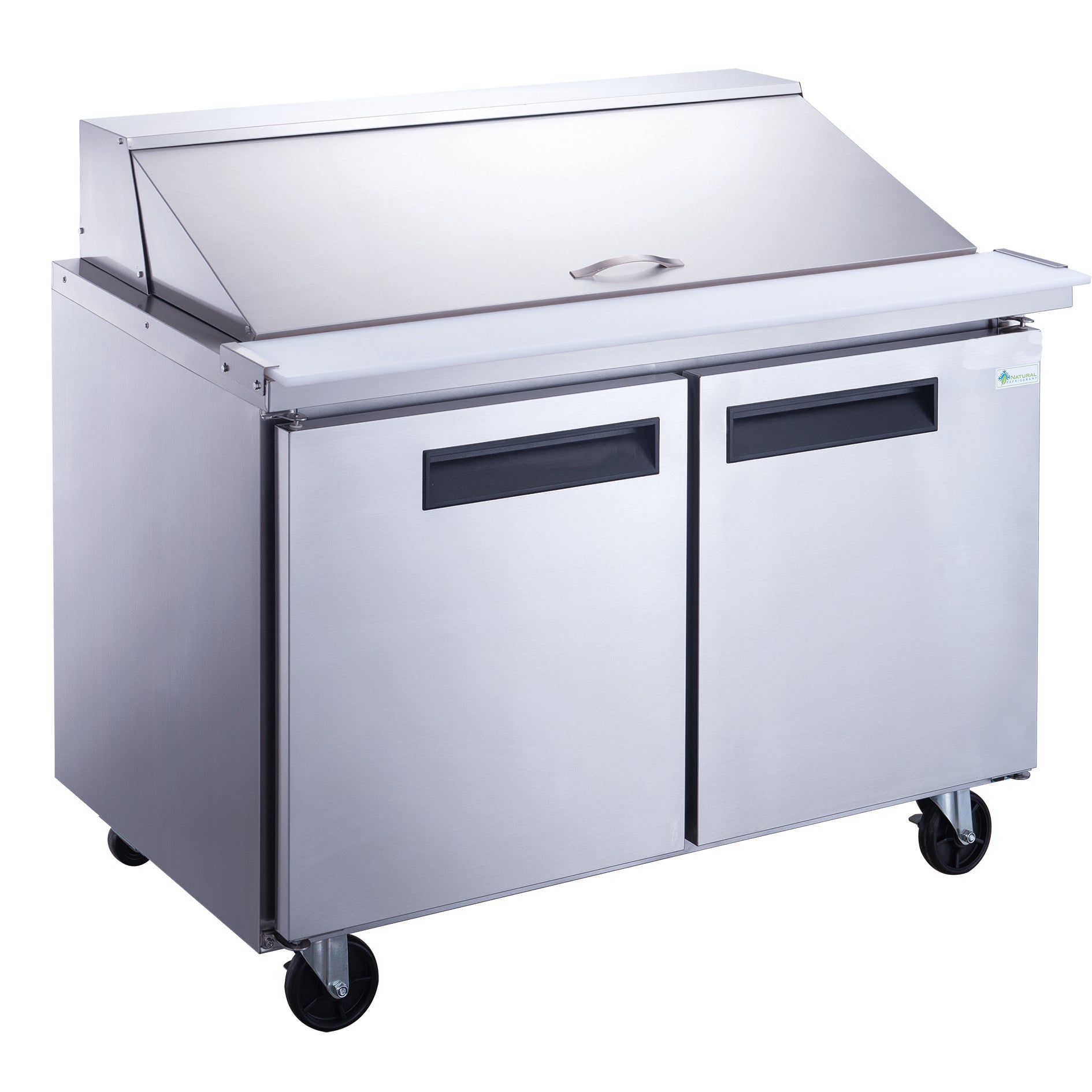 Chef AAA Commercial  48" 18 Pan Salad Sandwich Food Prep Table Refrigerator Mega Top - TSP48M