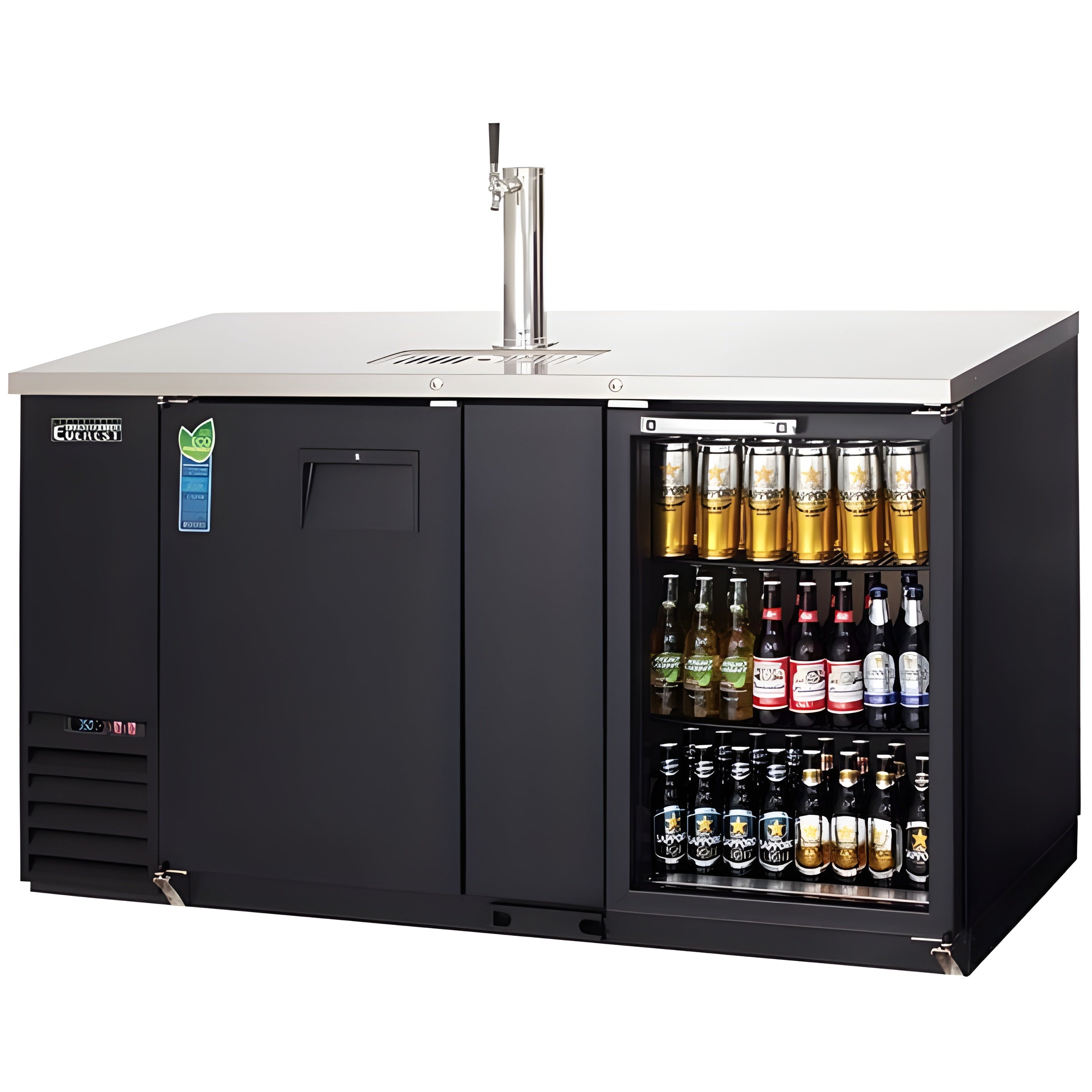 Everest EBD3-BBG Beer Dispenser 1 Tower 1 Tap 24 cu.ft. -  EBD3-BBG