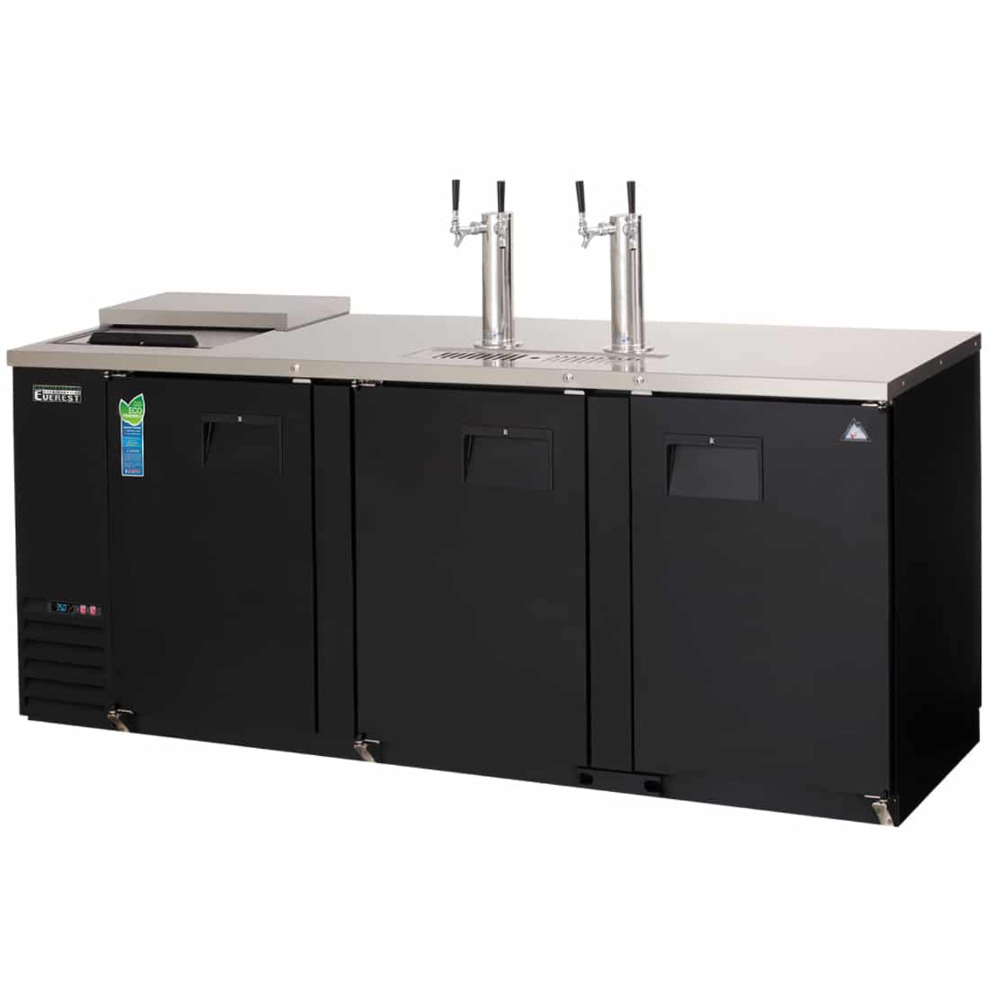 Everest EBD3-CT Beer Dispenser 1 Tower 1 Tap Club Top 24 cu.ft. - EBD3-CT