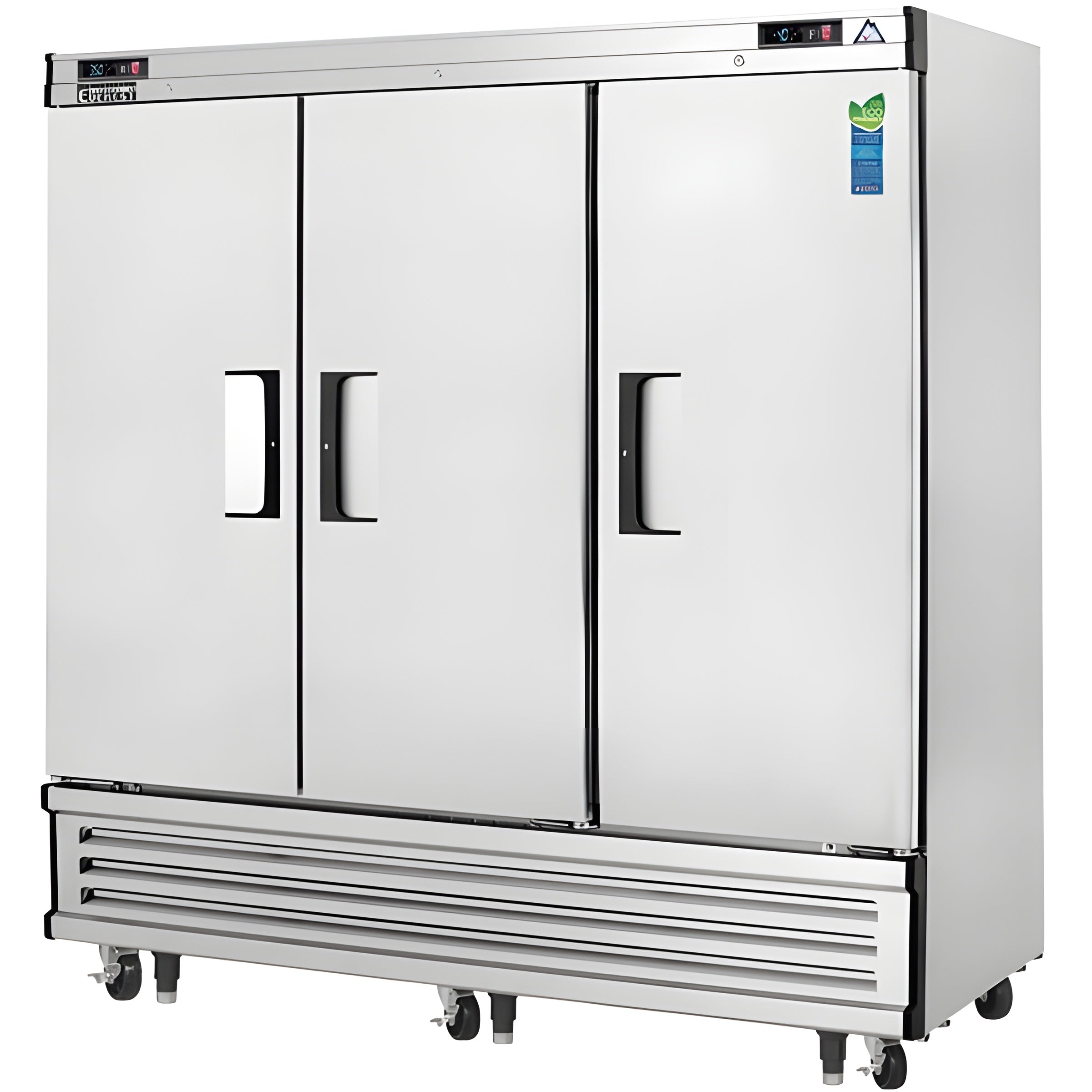 Everest EBRF3 Reach-In Refrigerator and Freezer Combos 3 Solid Doors 68 cu.ft. - EBRF3