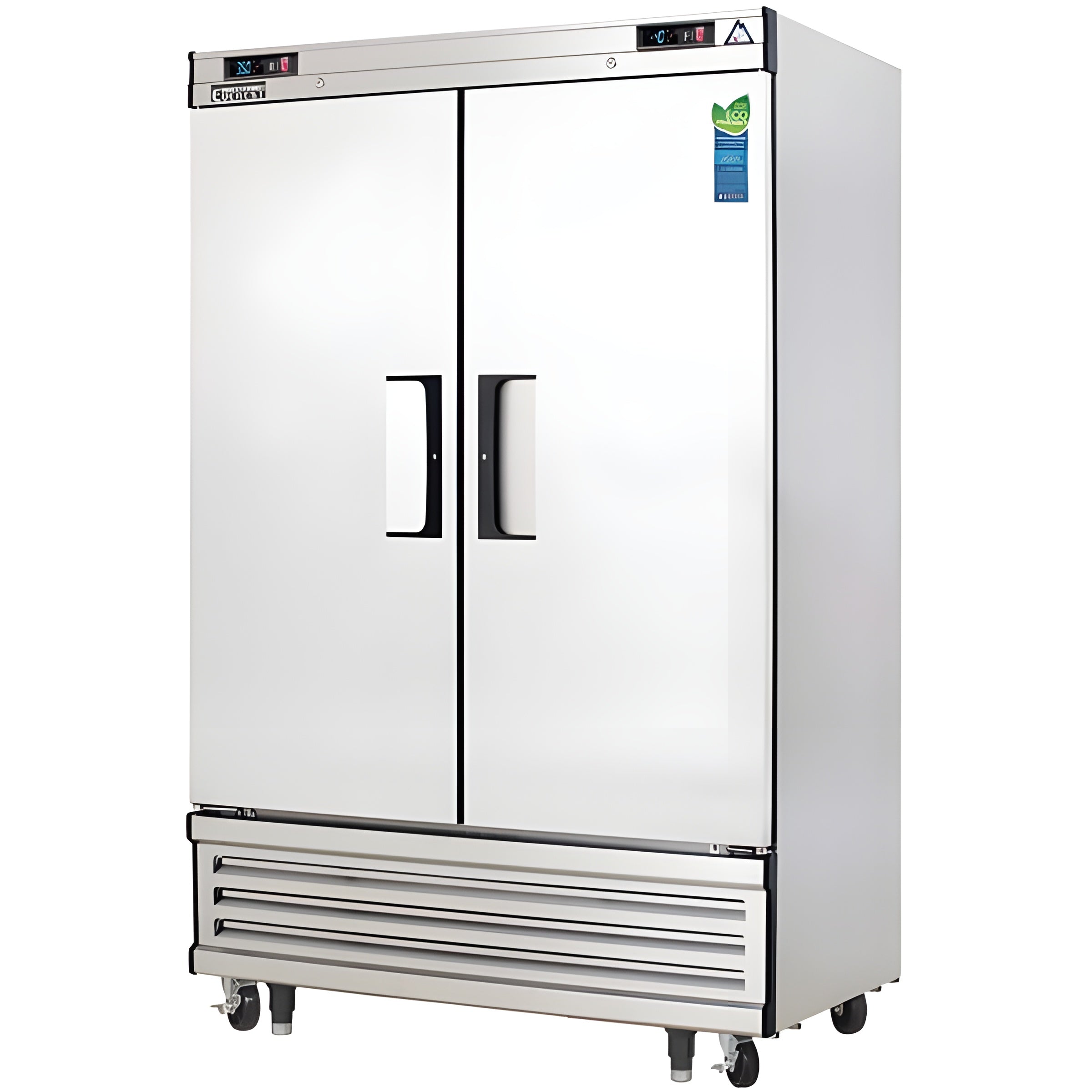 Everest EBSRF2 Reach-In Refrigerator and Freezer Combo 2 Solid Doors 44 cu.ft. - EBSRF2