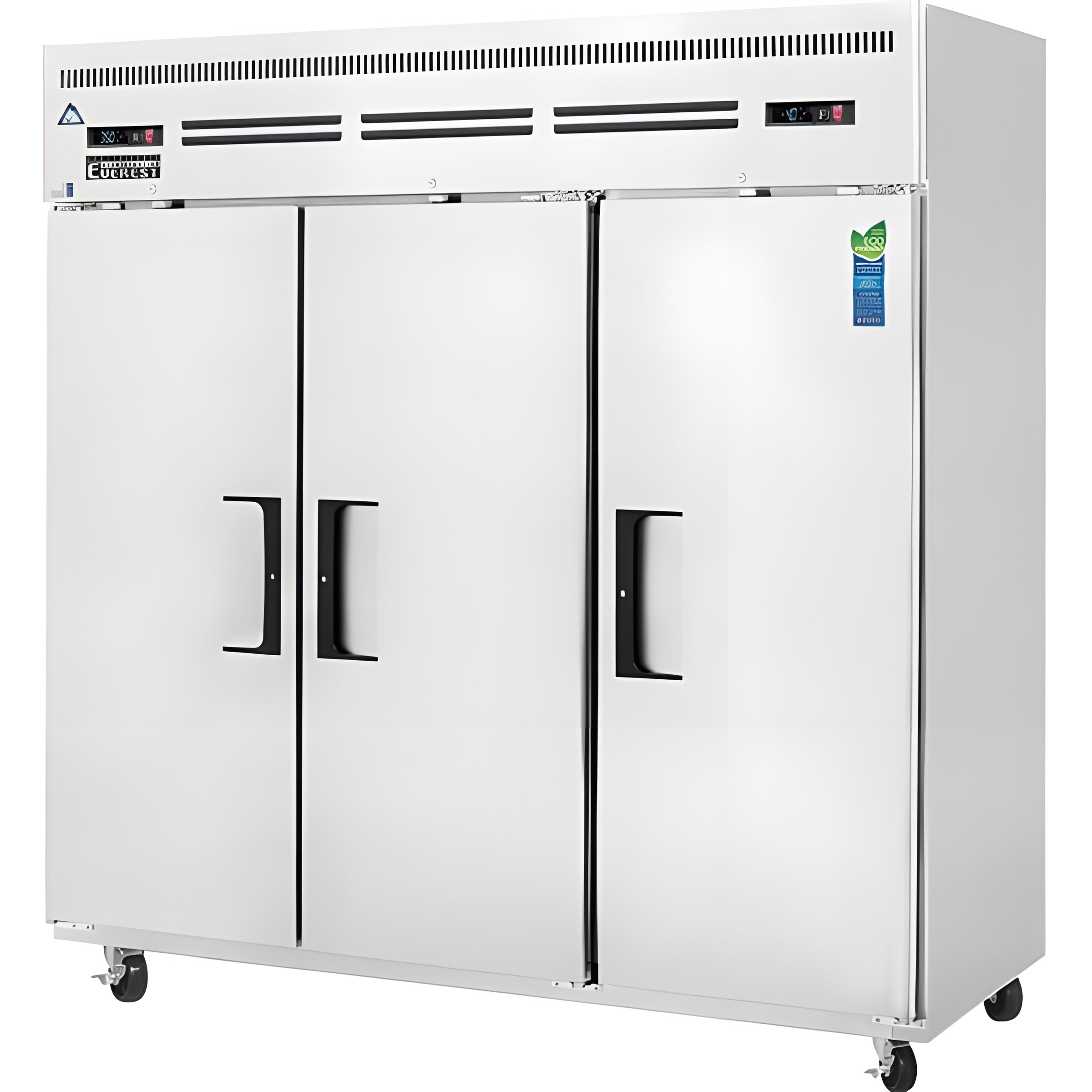 Everest ESRF3 Reach-In Refrigerator and Freezer Combos 3 Solid Doors 68 cu.ft. - ESRF3