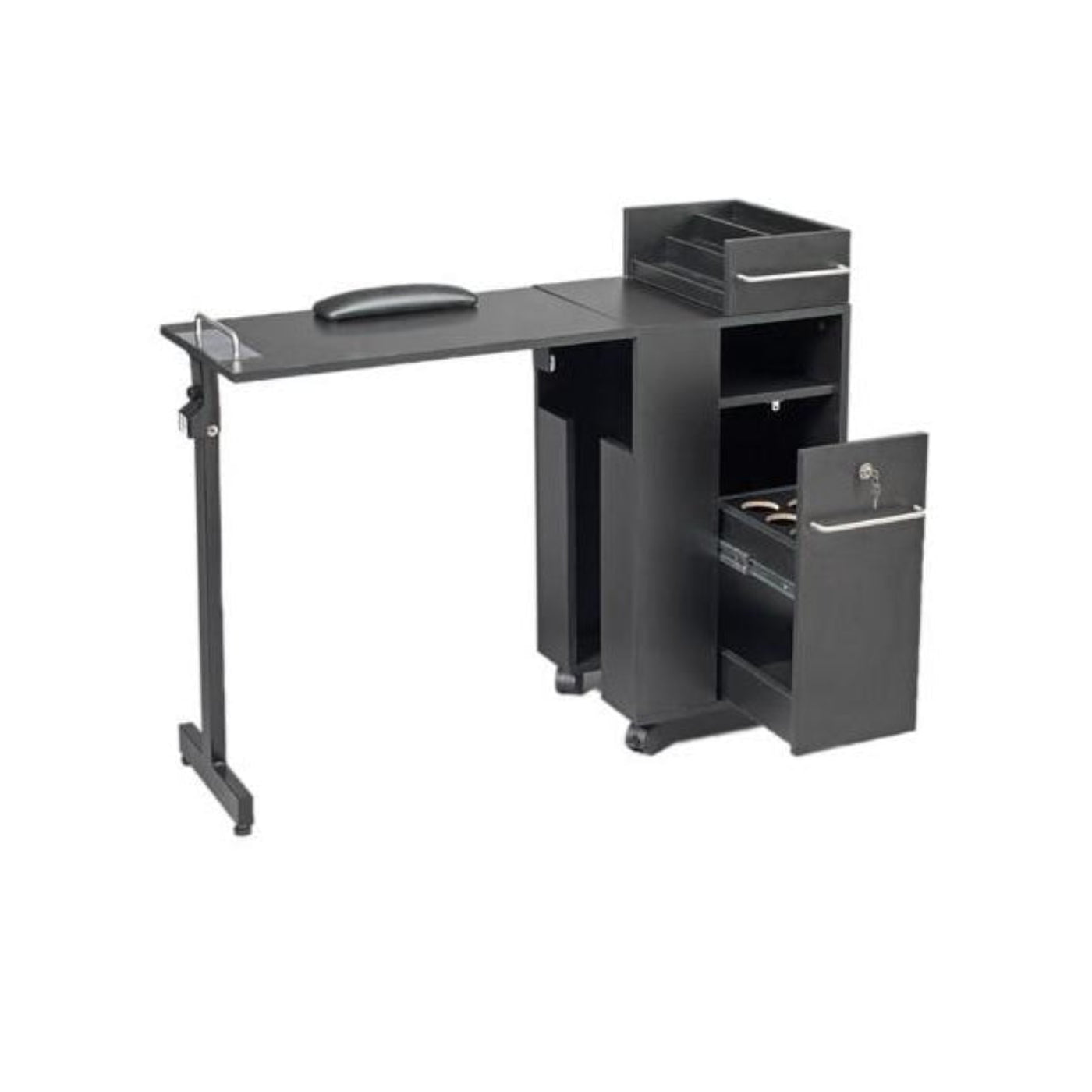 Pibbs Folding Manicure Table Black Pibbs