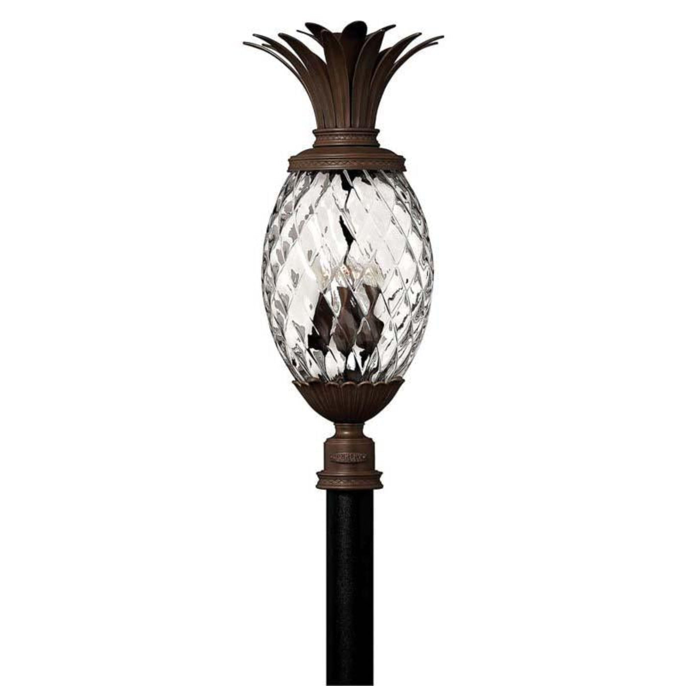 Hinkley Lighting Outdoor Plantation Copper Bronze Post Mount Light - 2227CB