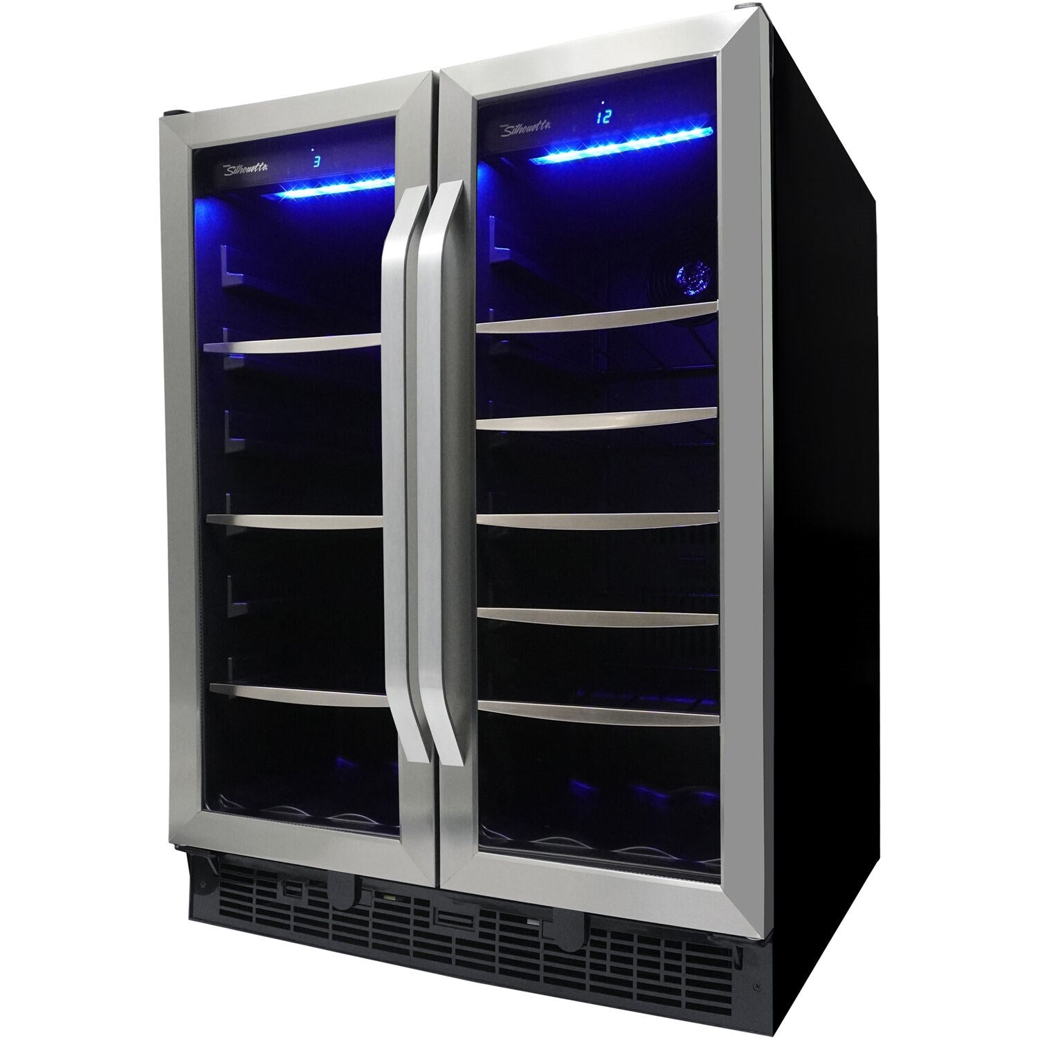 Danby - Integrated Beverage Center, 60 Cans & 27 Wine Bottles, Active Cooling -  SBC051D1BSS
