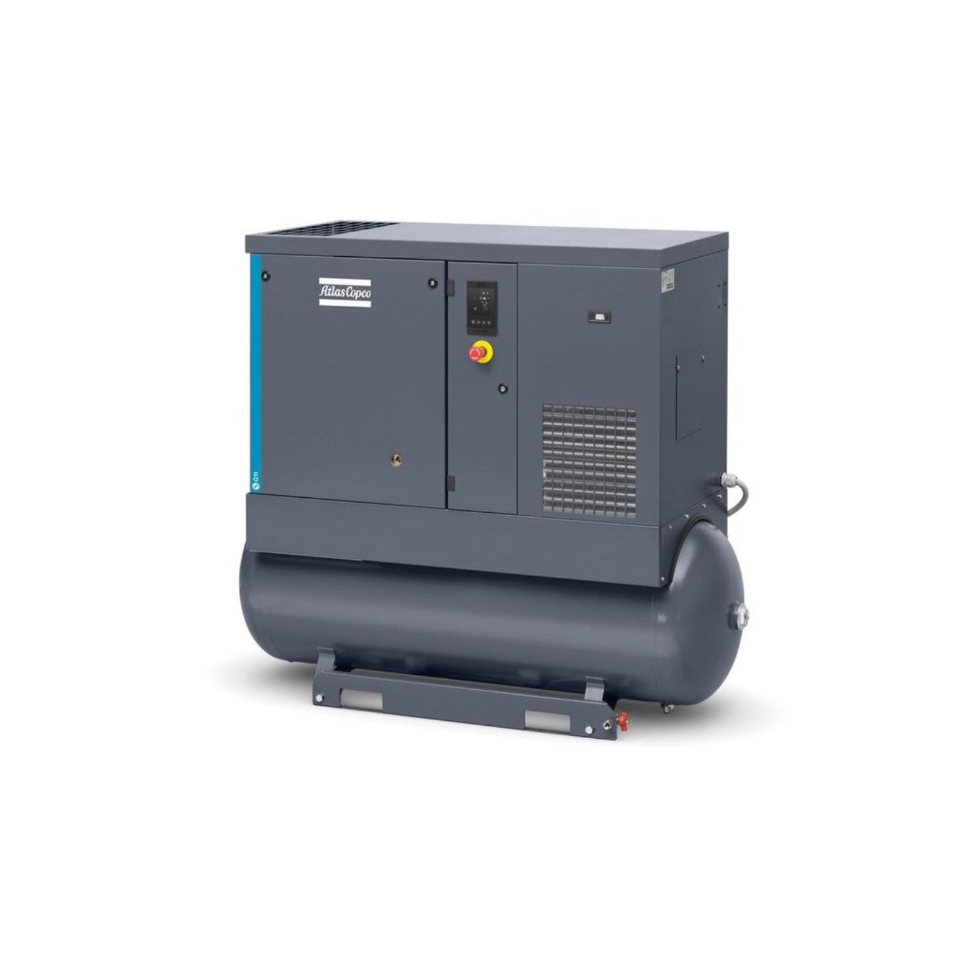 Atlas Copco 15HP, 62.8 CFM, 71 Gallon G11 Rotary Screw Air Compressor w/Aftercooler 208-230/460V - 8153294619