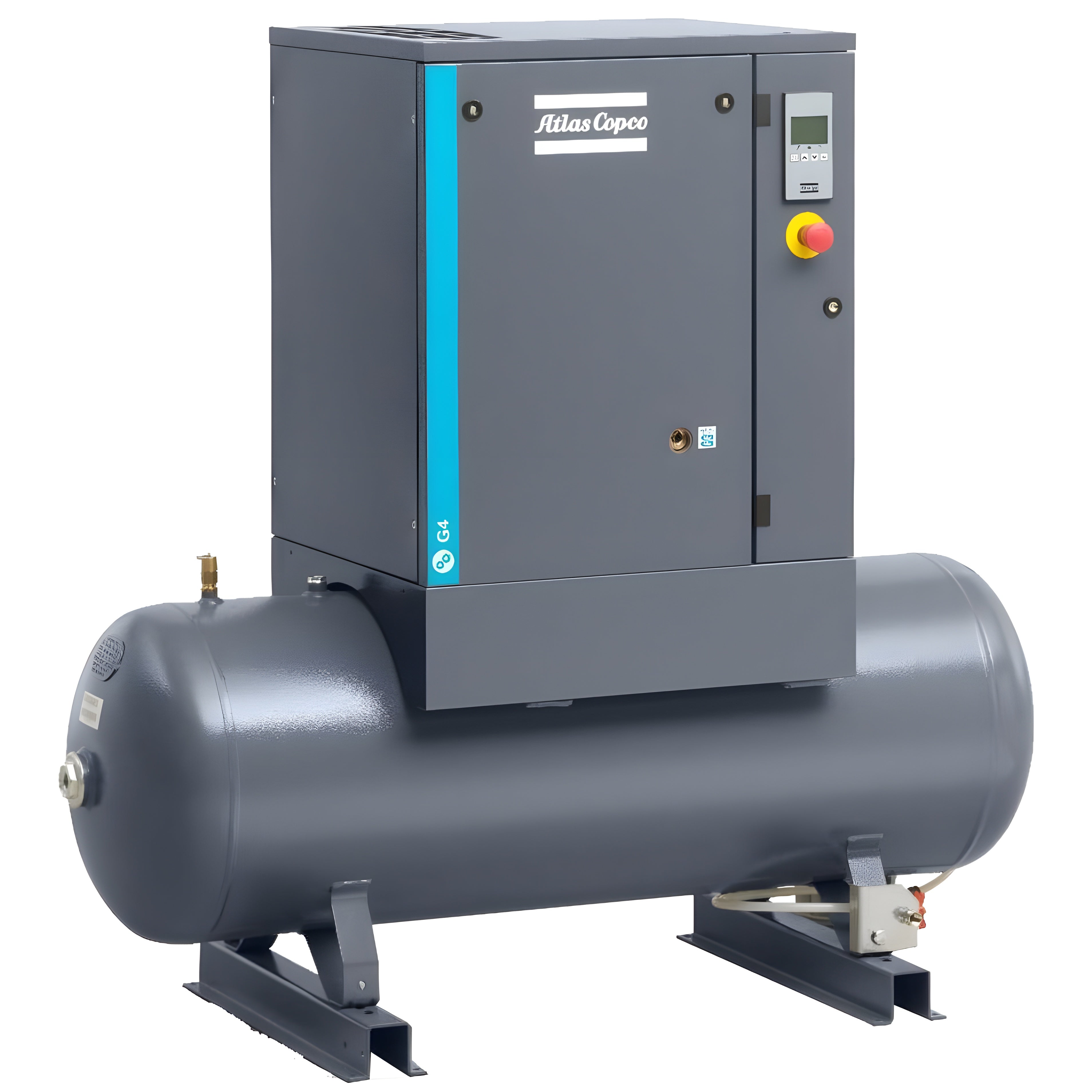 Atlas Copco 10HP, 39.6 CFM, 120 Gallon G7L Rotary Screw Air Compressor 208-230/460V - 8153290831