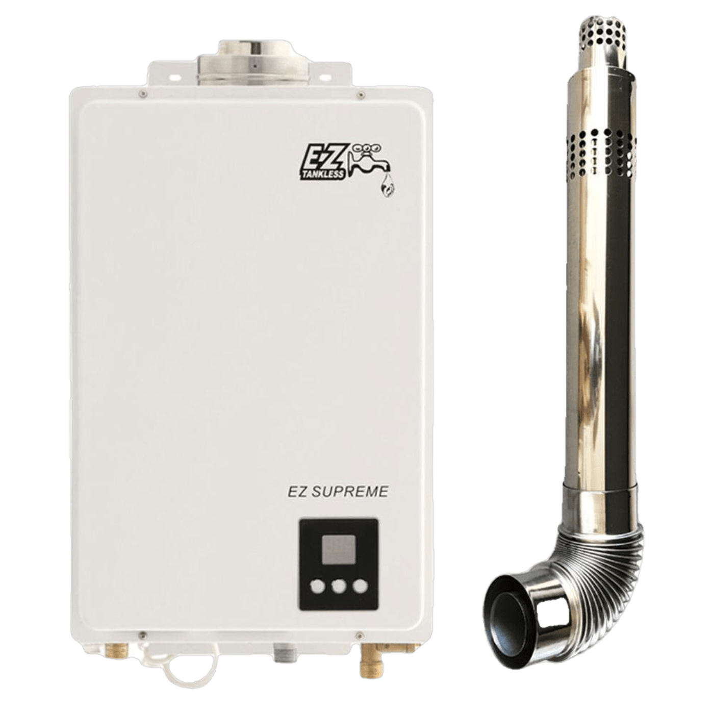 EZ Tankless Supreme Indoor Tankless Water Heater 8.2 GPM 165000 BTU Natural Gas Direct Vent Kit Manufacturer RFB EZSUPNG