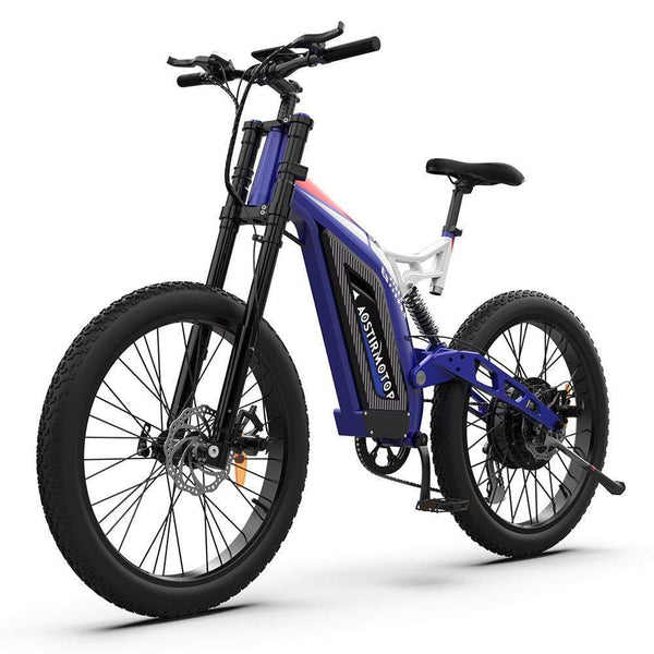 Aostirmotor S17-1500W 48V/20Ah 1500W Fat Tire Electric Mountain Bike